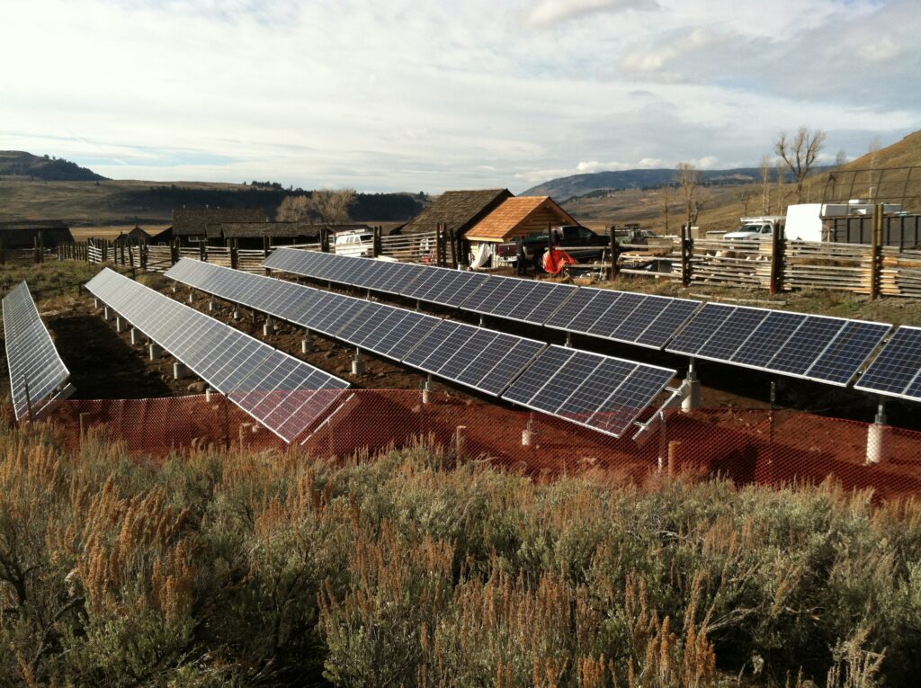 Yellowstone National Park – off-grid Solar Electric